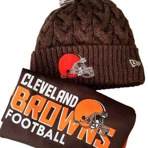 NWOT | Football | NFL | Cleveland Browns | Beanie | Pom | Size: OS